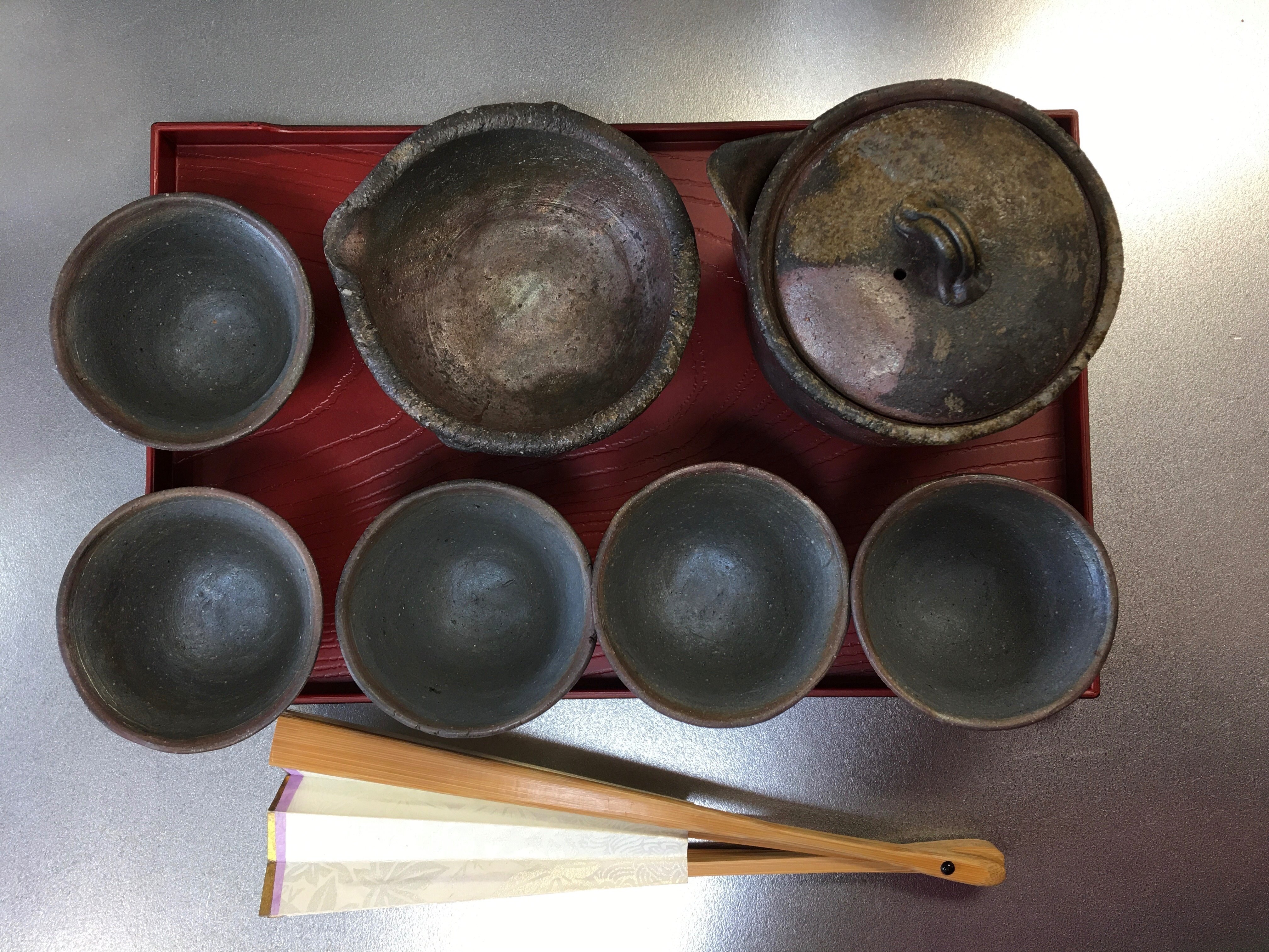 煎瓶 煎茶道具 茶道具 煎茶道具 急須 宝瓶 赤絵 高野昭阿弥作 : 茶道具いまや静香園