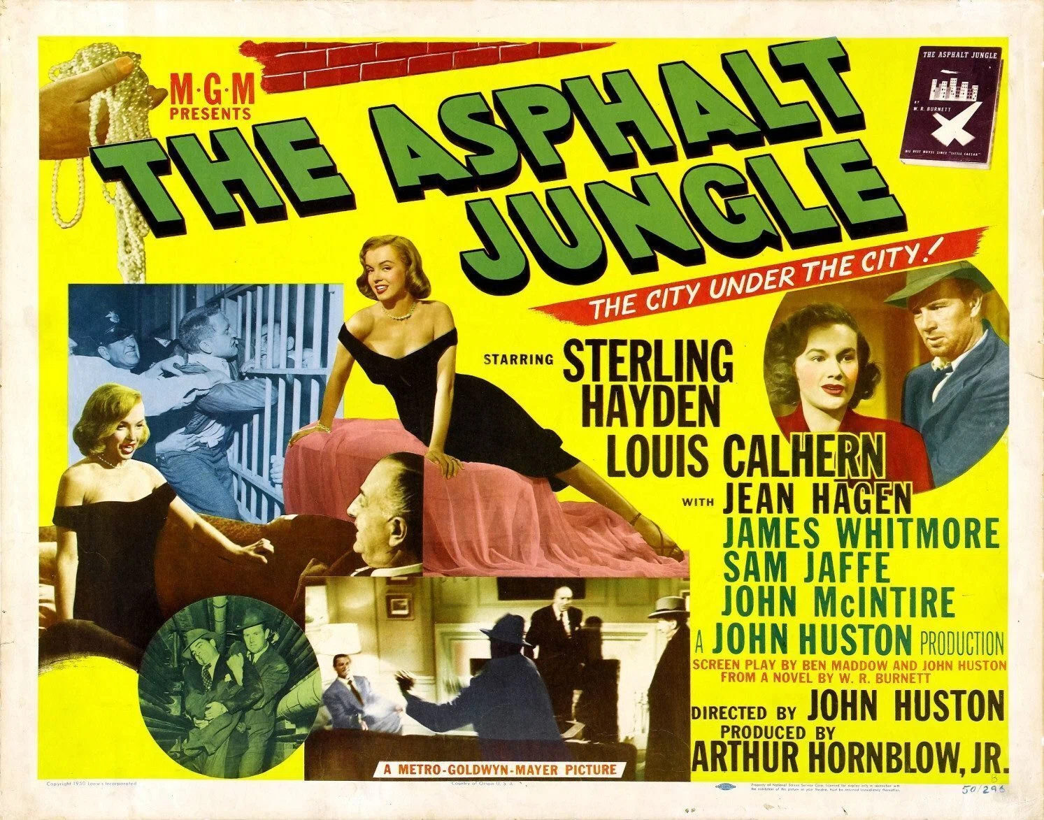 古い映画パンフレットアスファルトジャングルマリリンモンロー アスファルト・ジャングル』（1950年・MGM・ジョン・ヒューストン