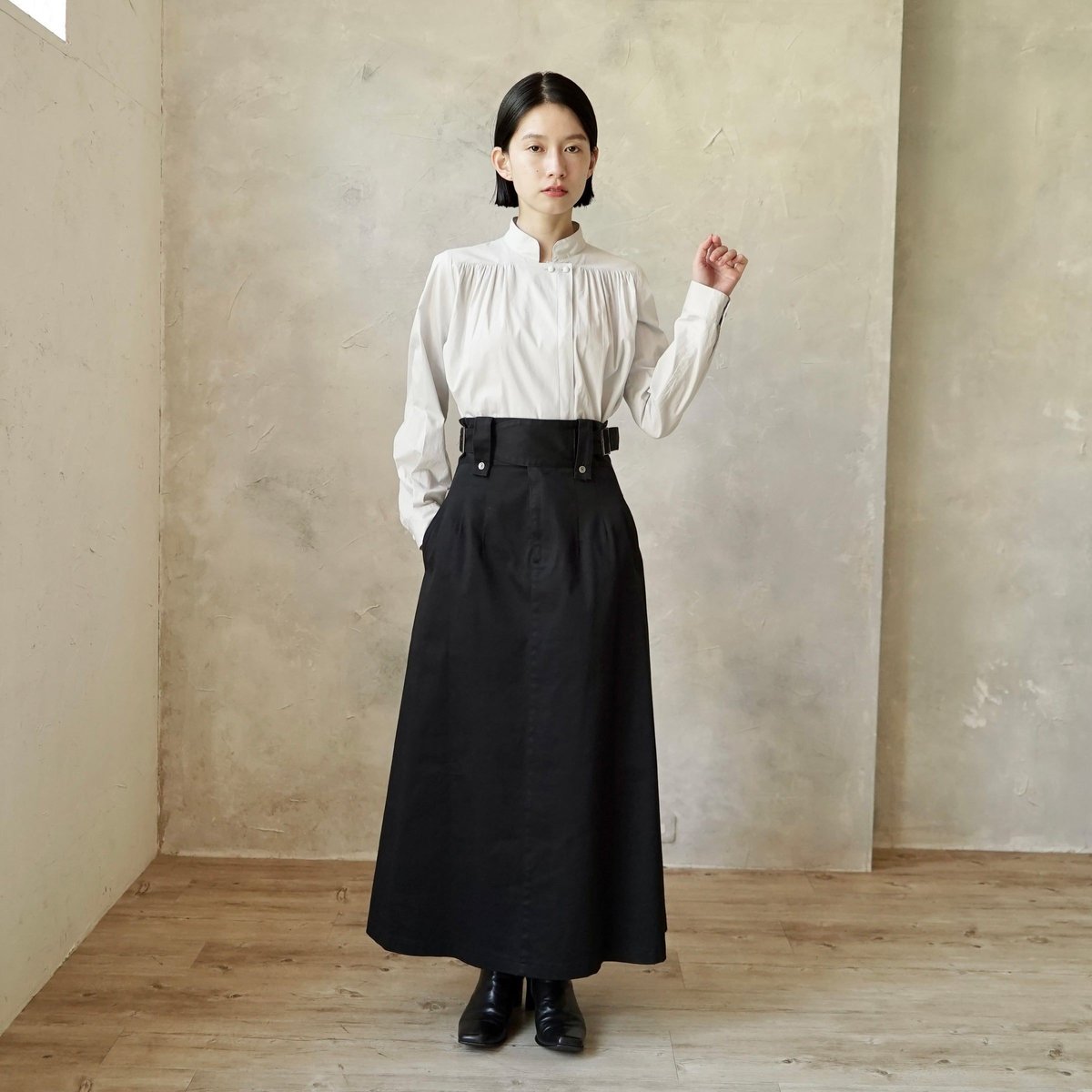 foufou ドイツメディカルハイネックドレス黒 （≪通常販売≫【THE  