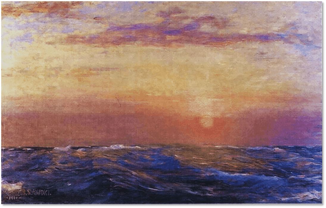 ワタクシ流☆絵解き館その117 青木繁絶筆「朝日」それを風景画と呼ぶ