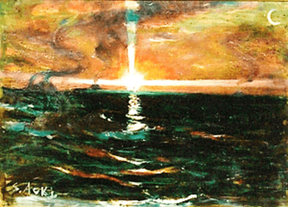 ワタクシ流☆絵解き館その117 青木繁絶筆「朝日」それを風景画と呼ぶ