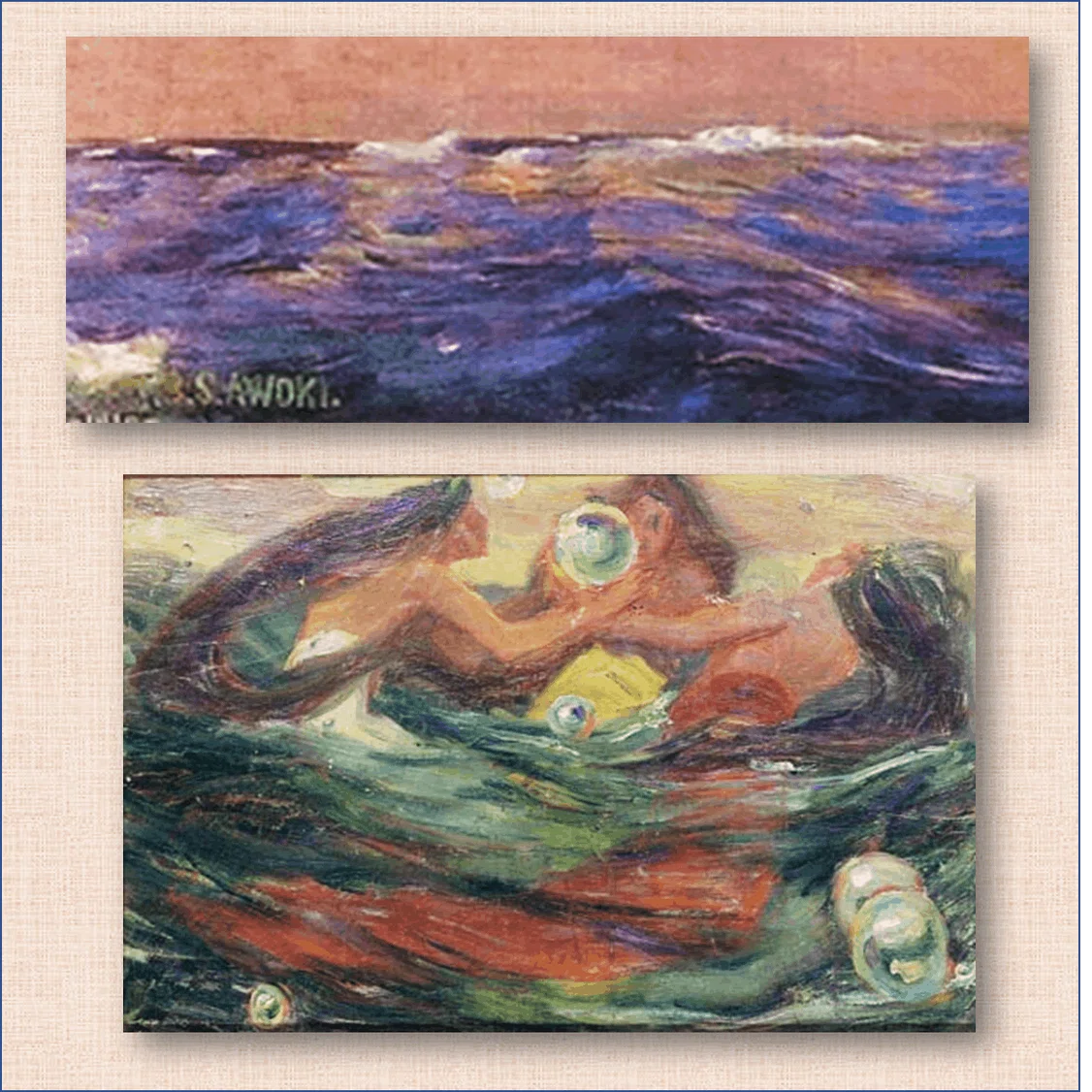 ワタクシ流☆絵解き館その117 青木繁絶筆「朝日」それを風景画と呼ぶ