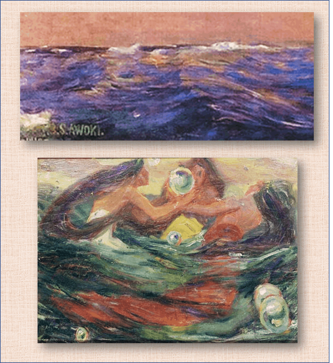 ワタクシ流☆絵解き館その117 青木繁絶筆「朝日」それを風景画と呼ぶ