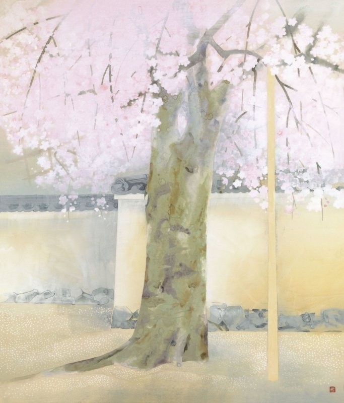 奥村土牛「醍醐」木版画 :: 絵画買取・販売 - シバヤマ