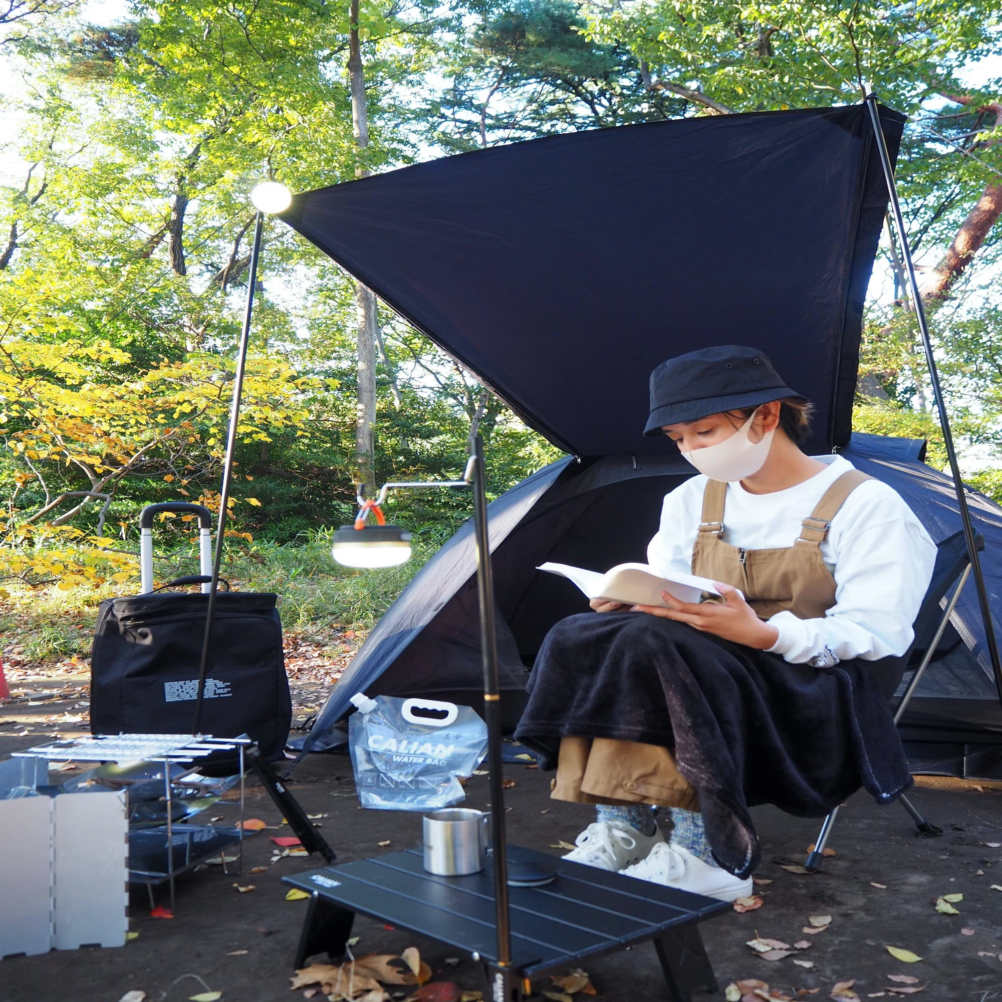 自分だけの時間をのんびり快適に。ソロドームテント｜caliancamp