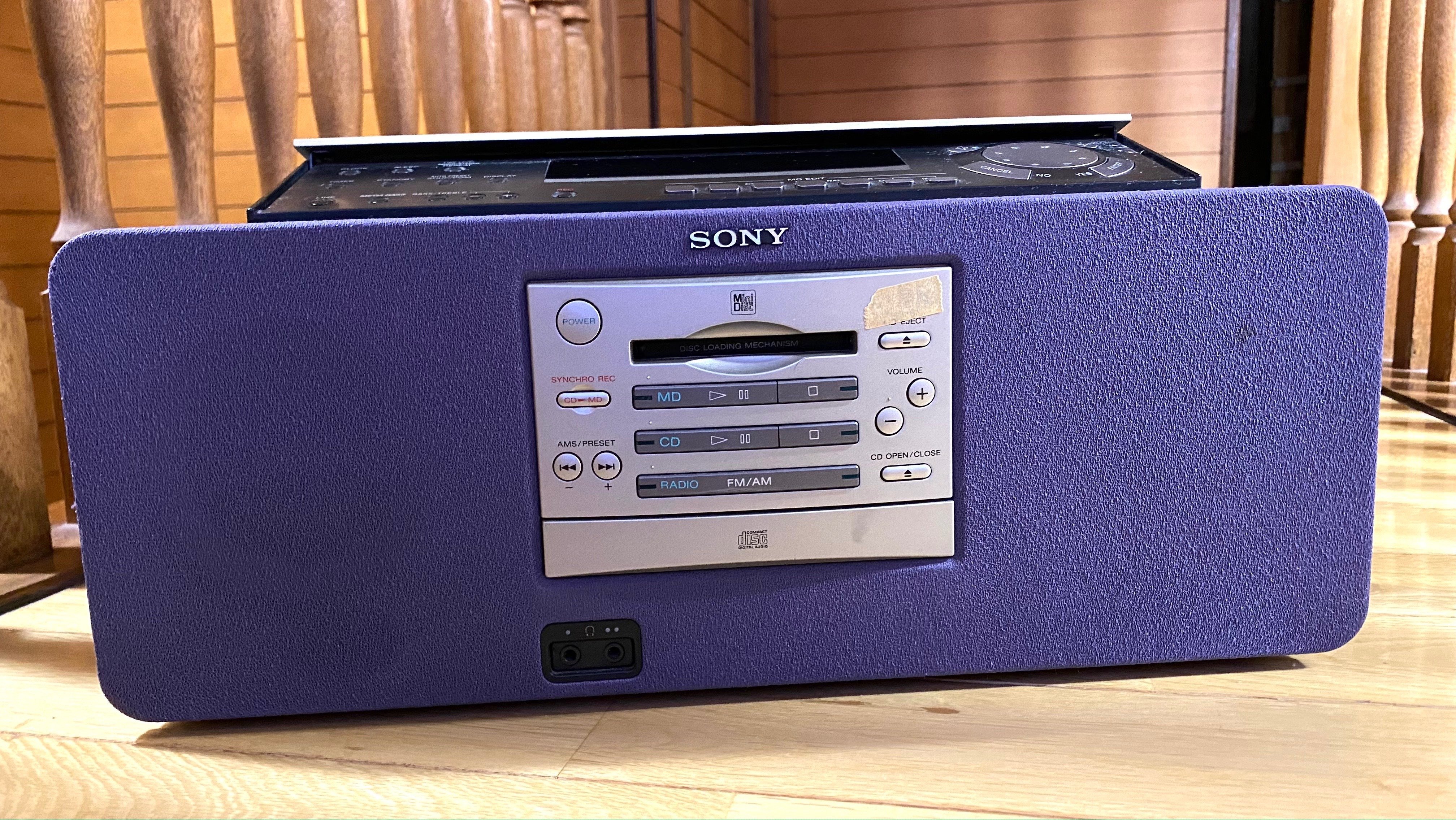 SONY★長期保管品 メンテ済 動作良好♪名機 高音質 CD/MD ★ZS-M5