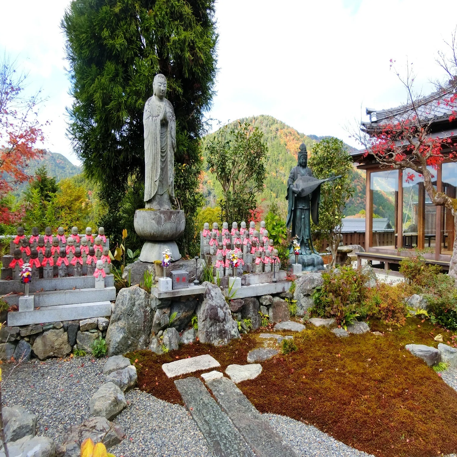 豊臣秀吉所縁の「出世稲荷神社」「大原念仏寺」「？神社」【京都大原 