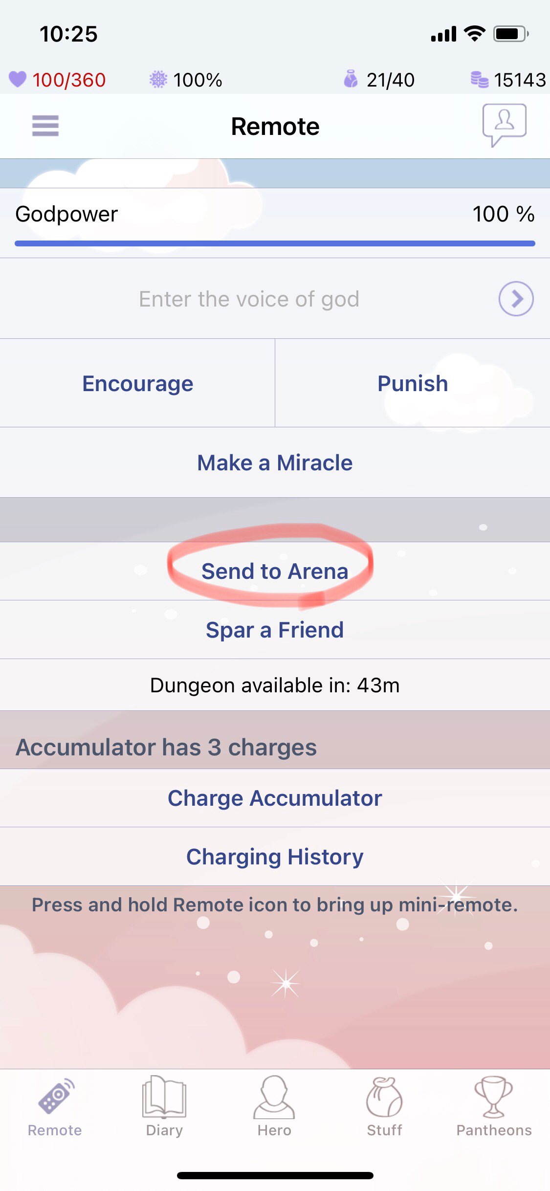 Godville アリーナ攻略編｜Torenia Fournieri