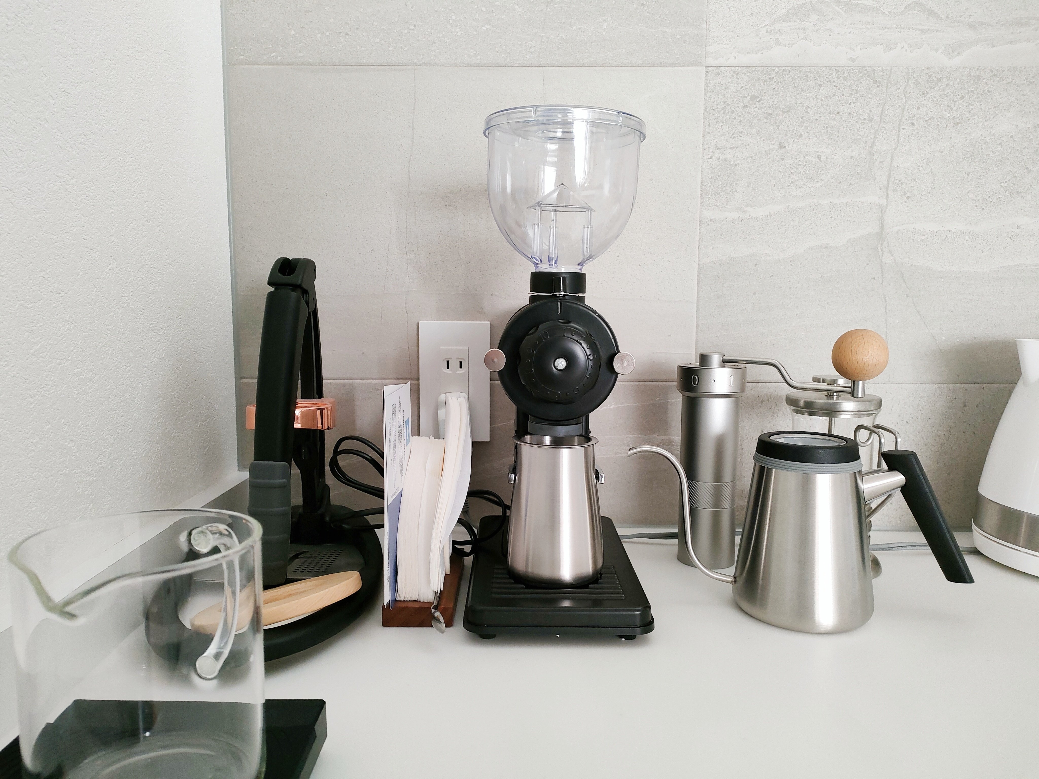 お値下げ可能❗️今週中　コーヒーメーカーと電動ミルのセット Amazon | BODUM ボダム COFFEE KIT コーヒーキット/電動ミル +