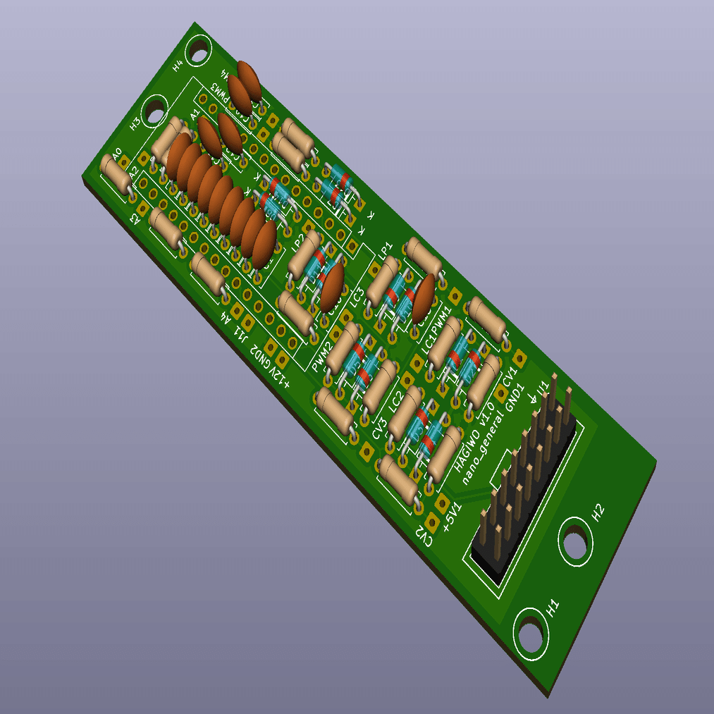 $8 Dual Envelope generator arduino based-DIY Eurorack Modular