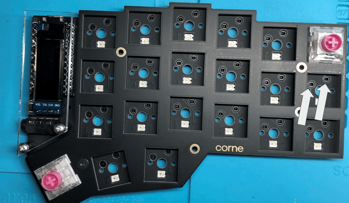 Corne Cherry v3ビルドログ【自作キーボード】｜scop00