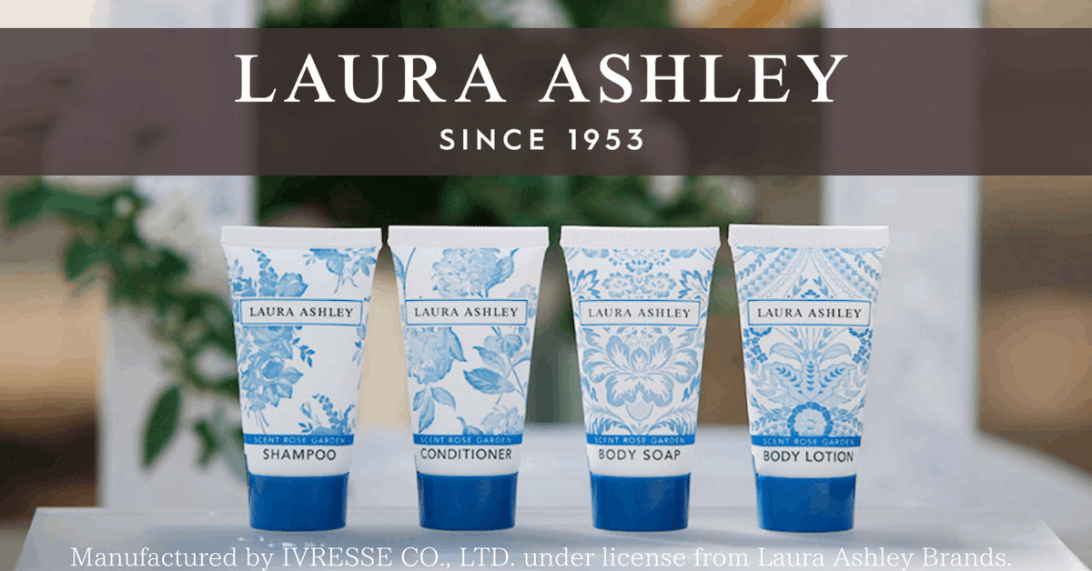 LAURA ASHLEY アメニティ 販売開始｜IVRESSE公式ホテルスタイル
