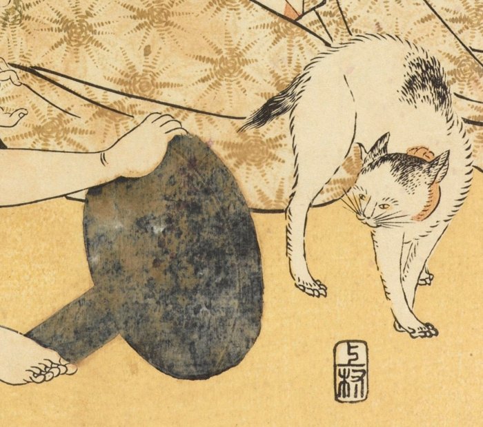 浮世絵のなかに夢中で遊ぶ猫を探してみた｜太田記念美術館