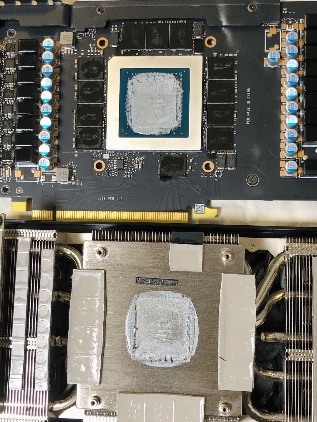 サーマルパッド交換で16℃ダウン MSI GeForce RTX 3080 Ti Ventus サーマルパッド交換で16℃ダウン MSI GeForce RTX 3080 Ti Ventus