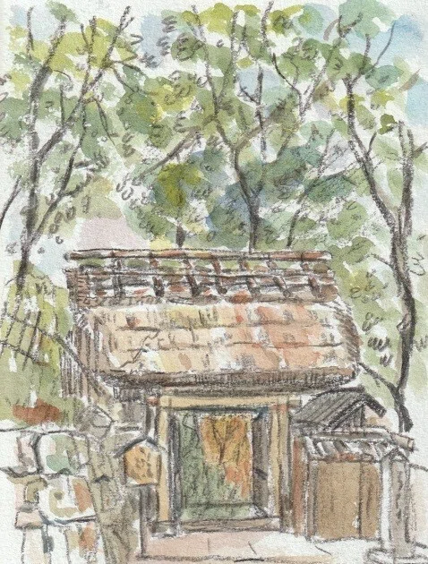 和歌山城で3点スケッチしました🏯｜水彩スケッチ帖