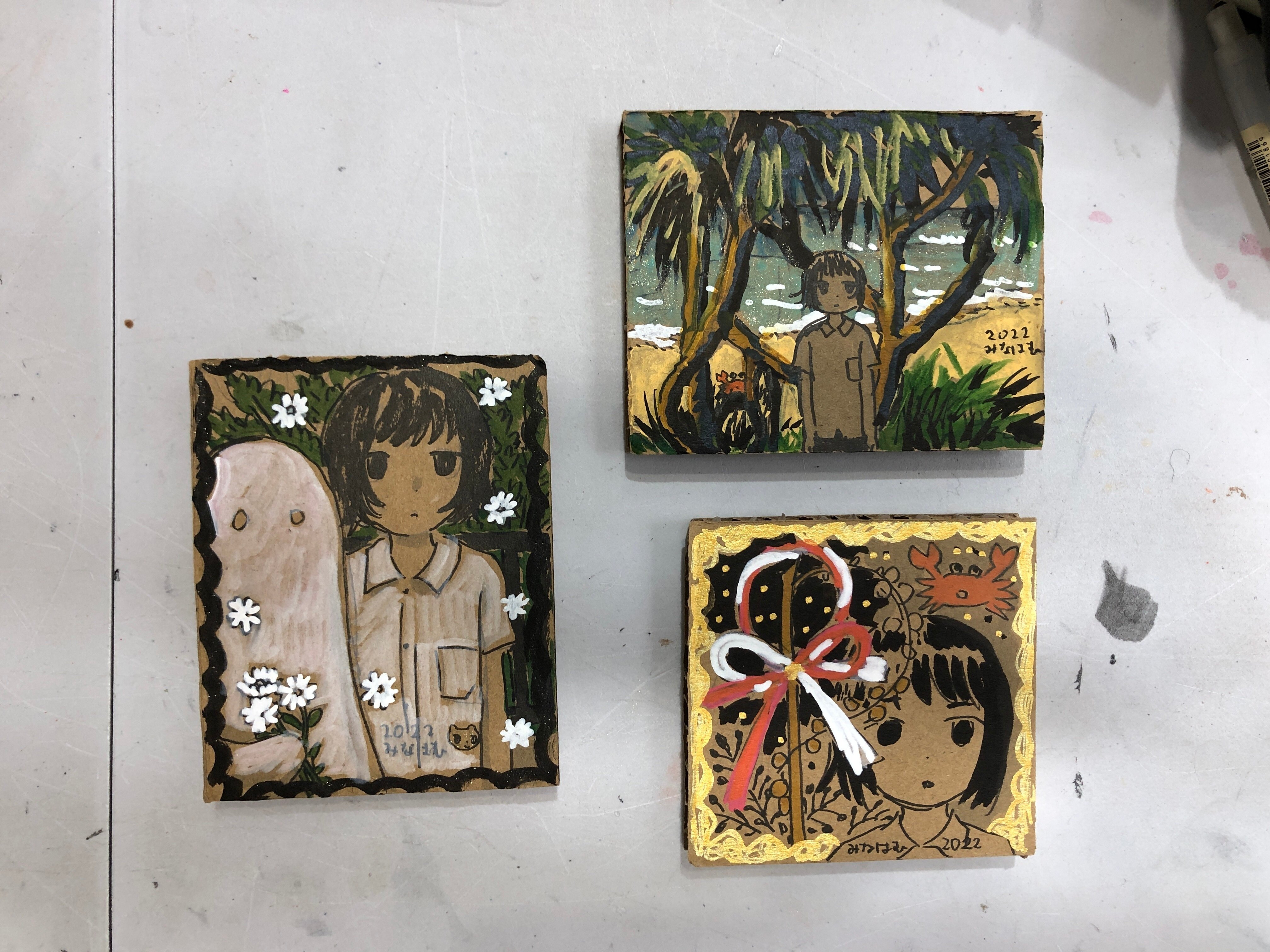 個展「春の星」が終わりました｜みなはむ