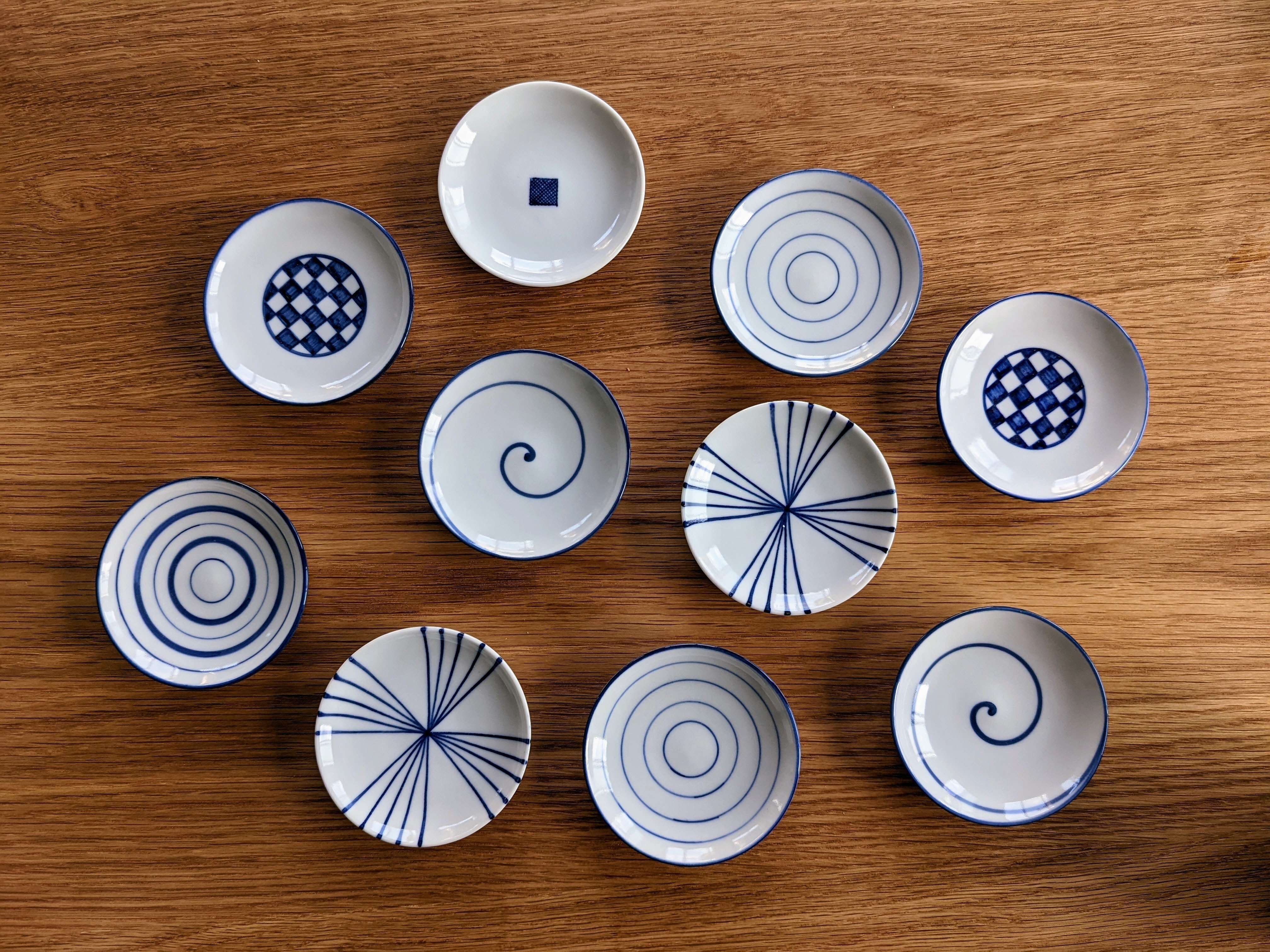 砂田政美　しのぎ楕円皿　3枚セット 草々に並ぶうつわvol.3：柏木円、砂田政美さん｜きょうこ｜暮らしと