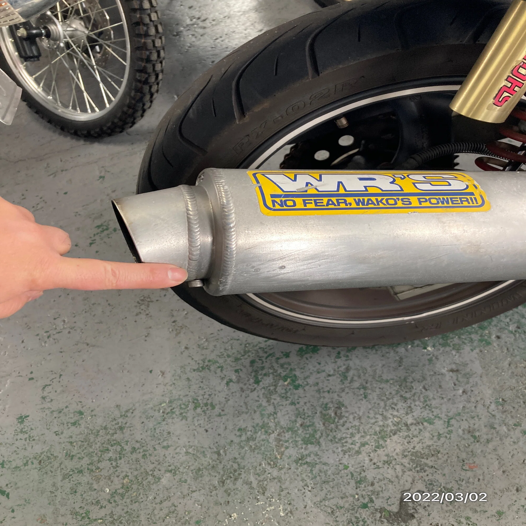 バリオス2の事故見積り｜二輪処エスペラント｜大阪のバイク修理店