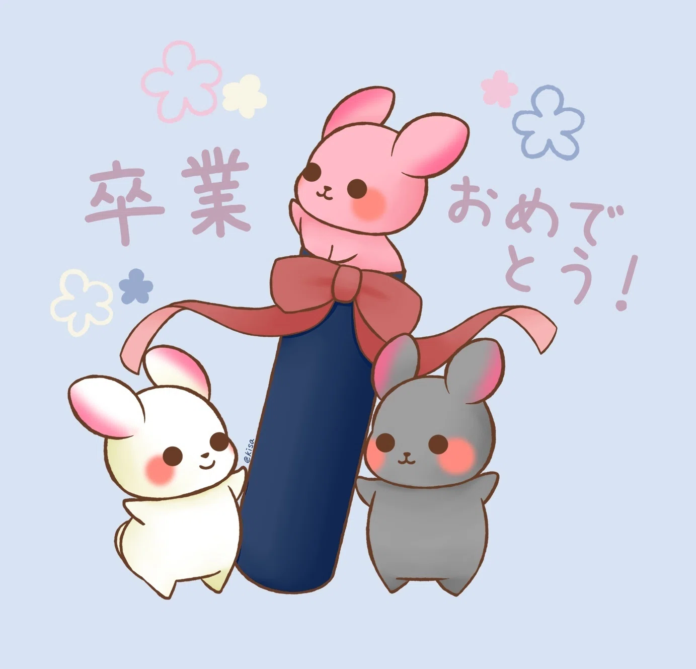 ゆめうさぎ」春色イラスト集｜kisa