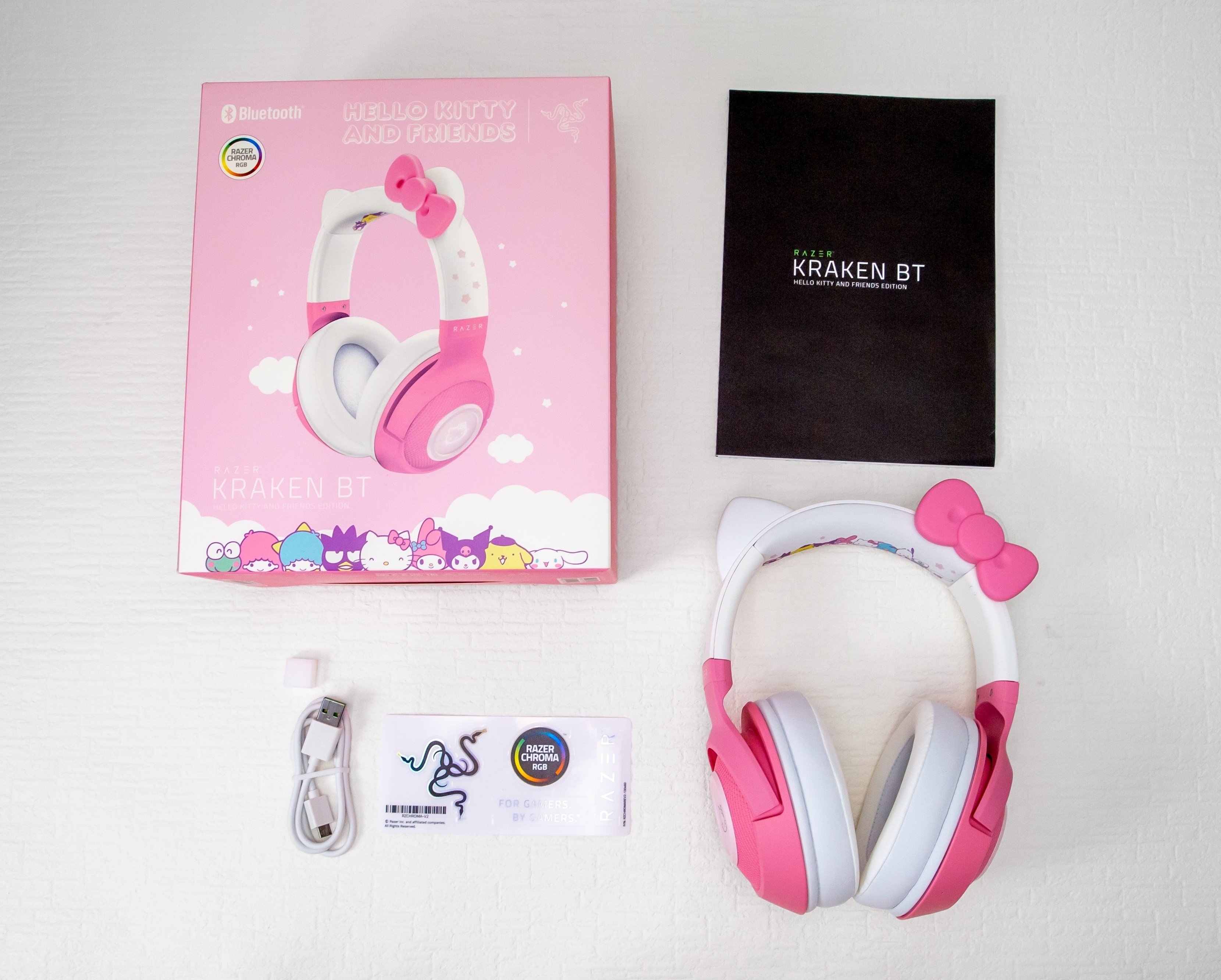razer サンリオコラボ キティ ヘッドセット Hello Kitty and Friends collection 》Razer Kraken Kitty V2 に