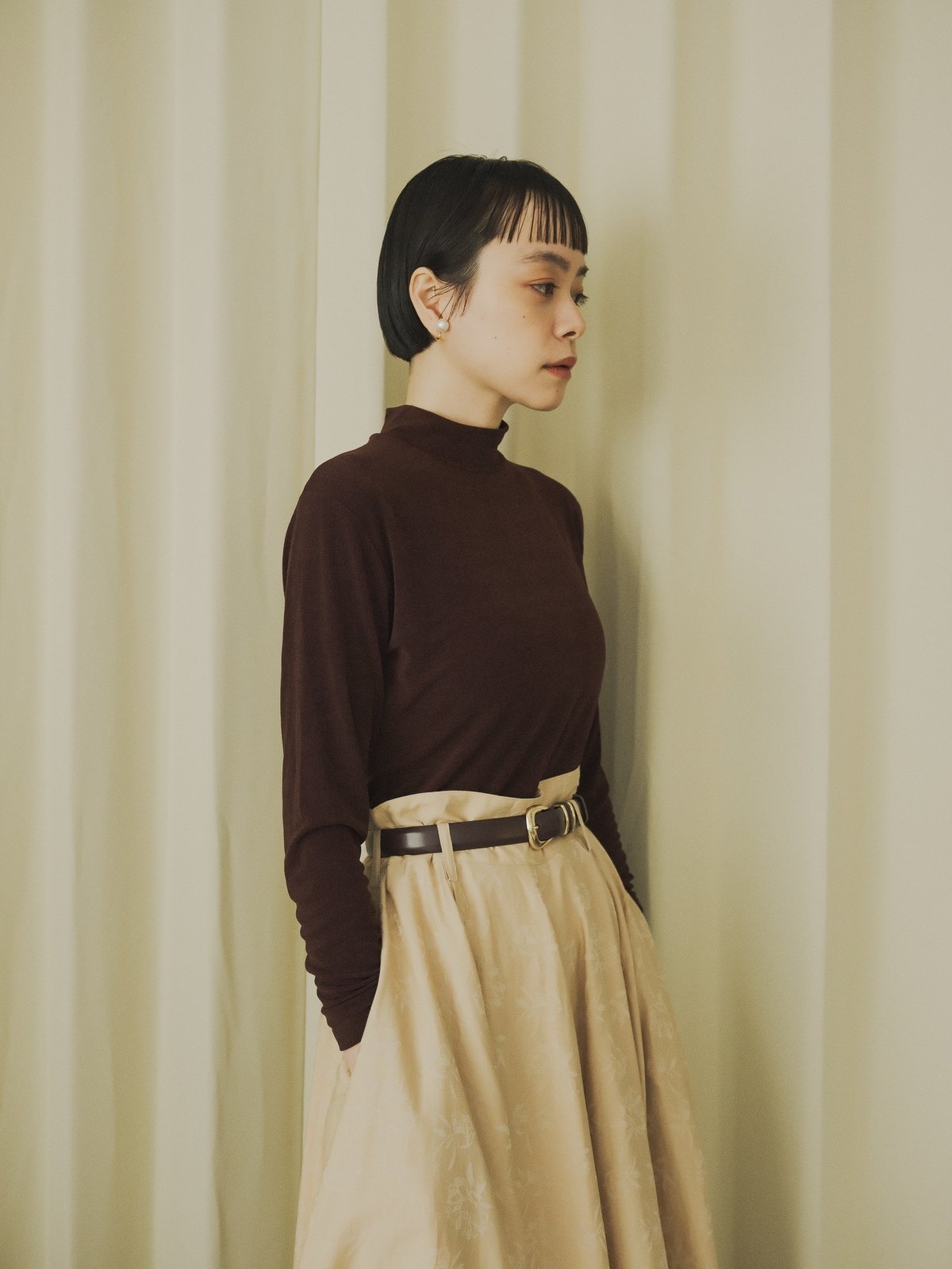 今週の販売情報】 立てば芍薬。 【オリジナル花柄ジャガード フレア  