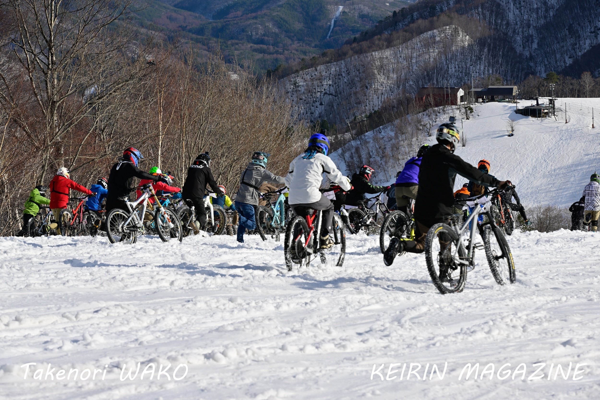 国内初！ マウンテンバイクで雪山を駆け降りる！「SPEEDEST鹿島槍2022