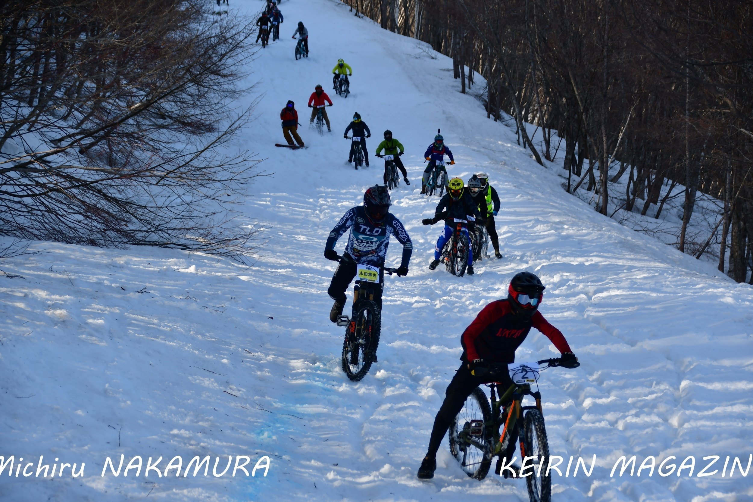 国内初！ マウンテンバイクで雪山を駆け降りる！「SPEEDEST鹿島槍2022