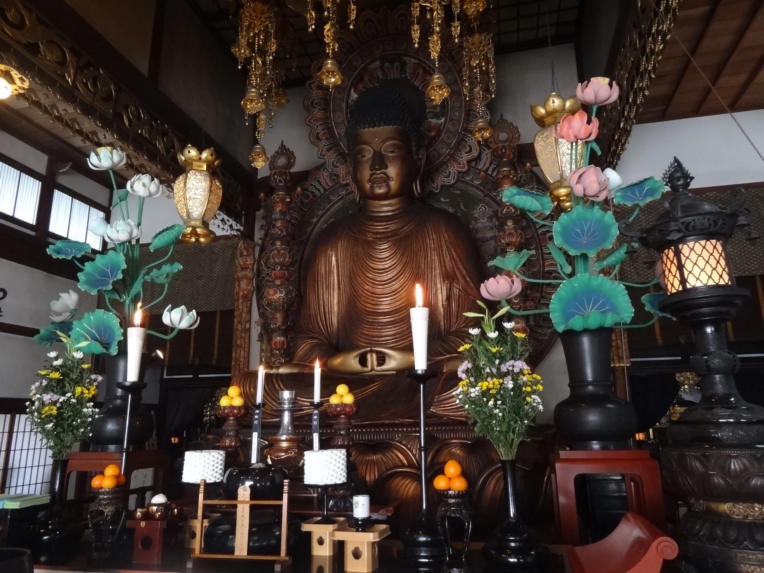 京都一大きな木造大仏「轉法輪寺」五智如来「五智山蓮華寺」【きぬかけ