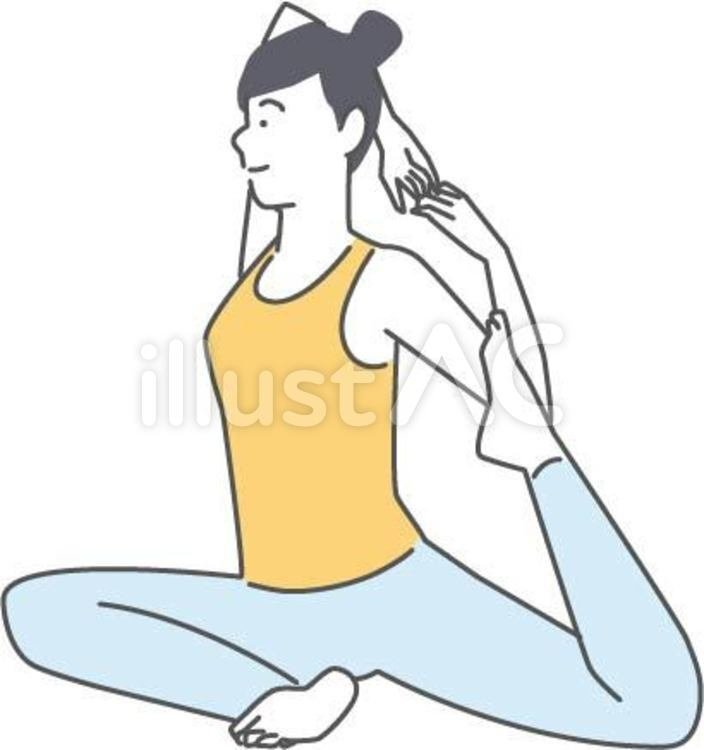 新作 イラスト素材 ヨガ 無料 イラスト無料提供中 一部有料 Note