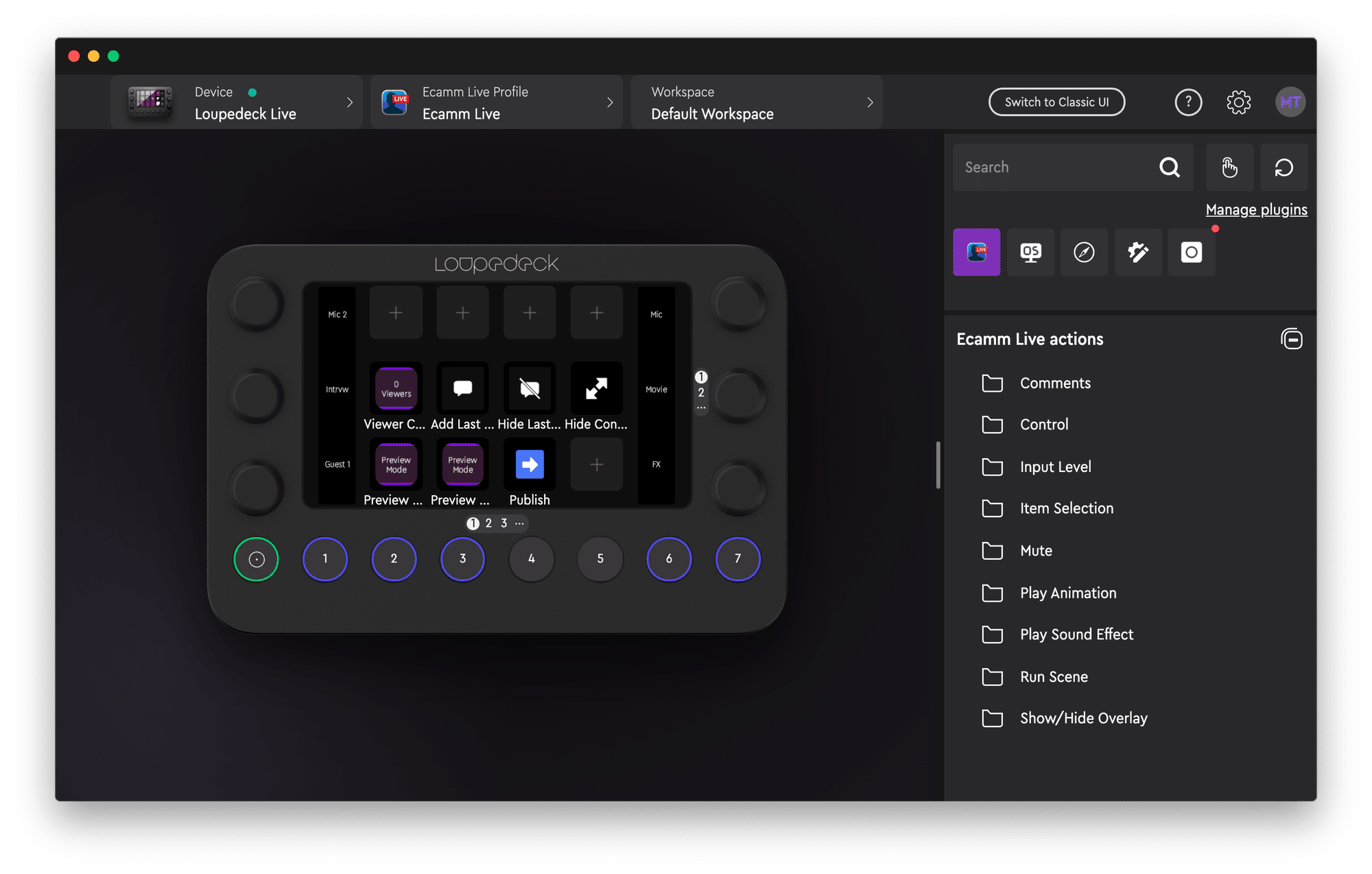 Loupedeck CT/Live体験記(鷹野 雅弘/株式会社スイッチ)|ライブ配信部 Loupedeck CT/Live体験記(鷹野 雅弘/株式会社スイッチ)|ライブ配信部