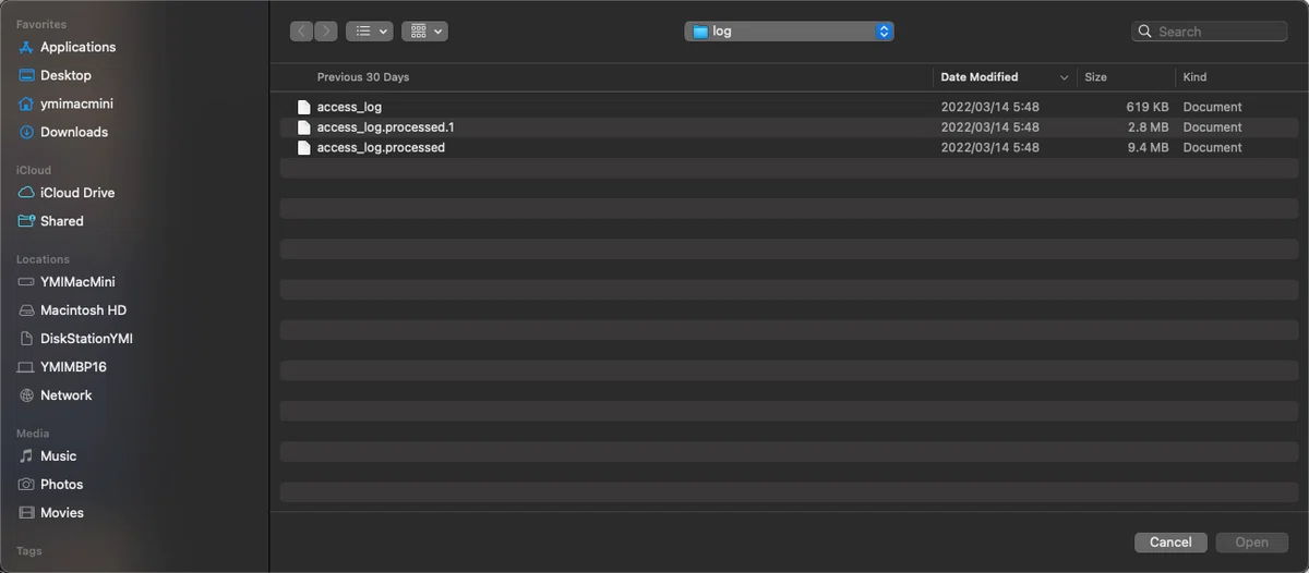Scp File Layout Log files that can be read by TWLogAIAN|twsnmp