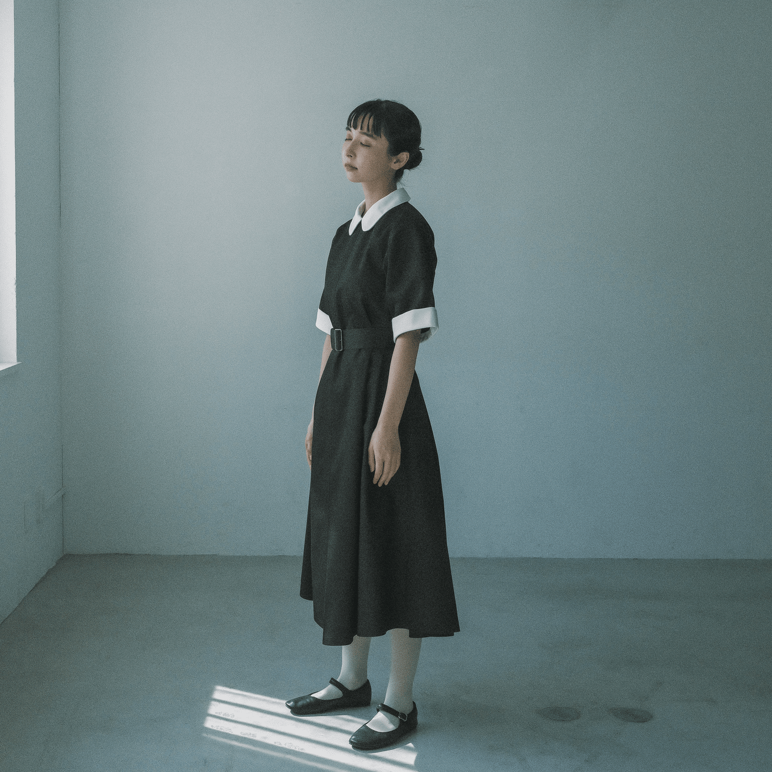 foufou 【THE DRESS #29】ラグランスリーブティアードワンピース 