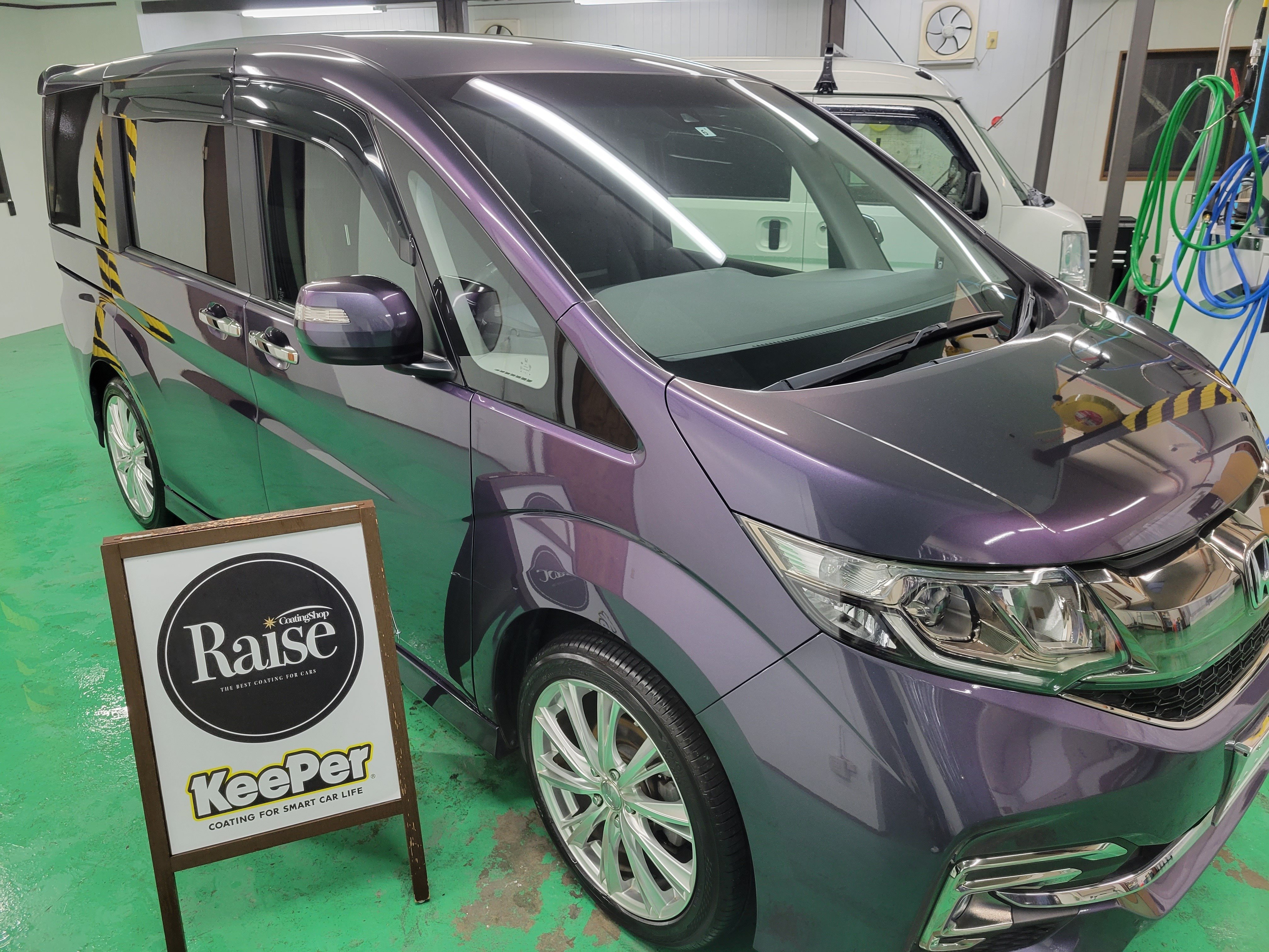 施工事例 ステップワゴン クリスタルキーパー 調布市 コーティング レイズにおまかせ Coating Shop Raise コーティング ショップレイズ Note