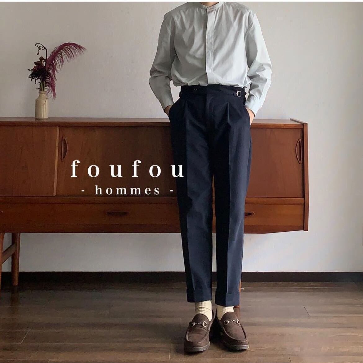 foufou ウールアジャストストレートパンツ 11/18 21:00~]foufouのスラックスシリーズで一番履きやすい