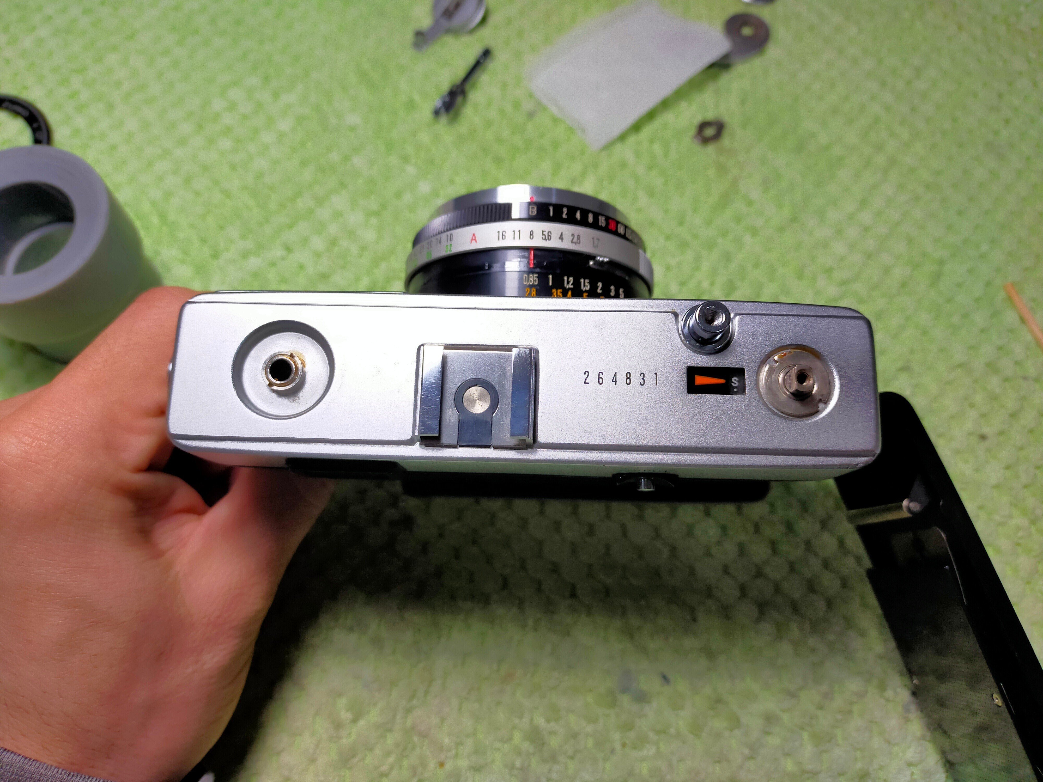 オリンパス 35 SPの分解|フィルムカメラ修理のアクアカメラ オリンパス 35 SPの分解|フィルムカメラ修理のアクアカメラ