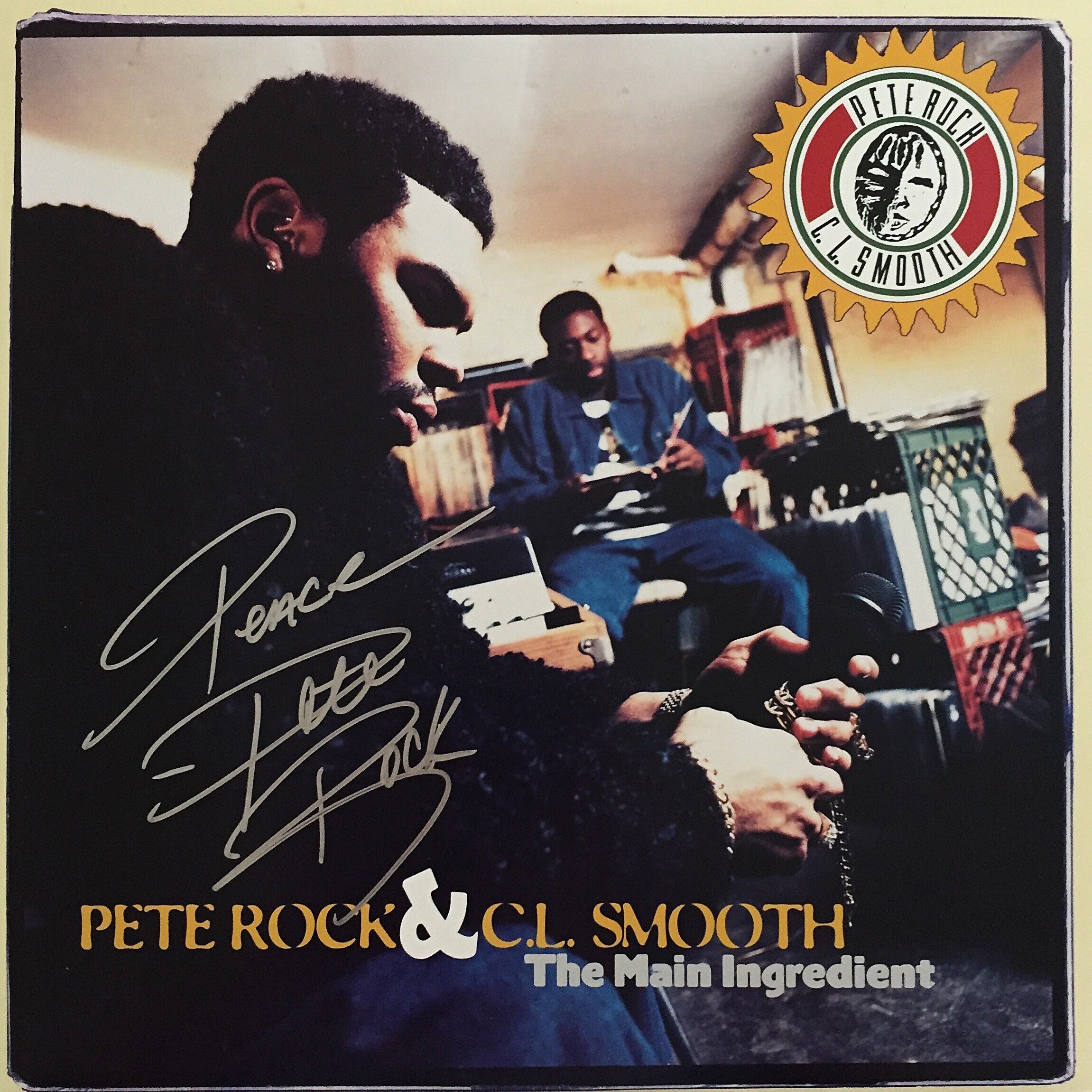 PETE ROCK & CL SMOOTH ロゴパーカー　ピートロック