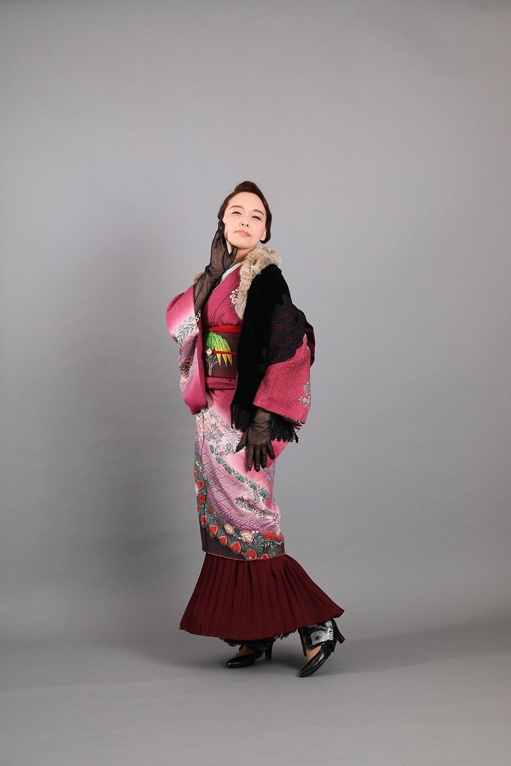 イラストを忠実に着物で再現してみた 和装改革 Note イラストを忠実に着物で再現してみた 和装改革 Note