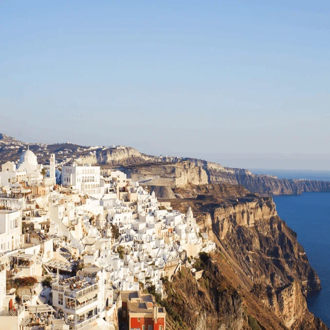 【ギリシャ直接買付け】サントリーニ島のアフロディーテリング ゴールドプレーテッド 神々の住む土地、ギリシャ(1) サントリーニ島1 (Fira, 2014.8)｜opensky