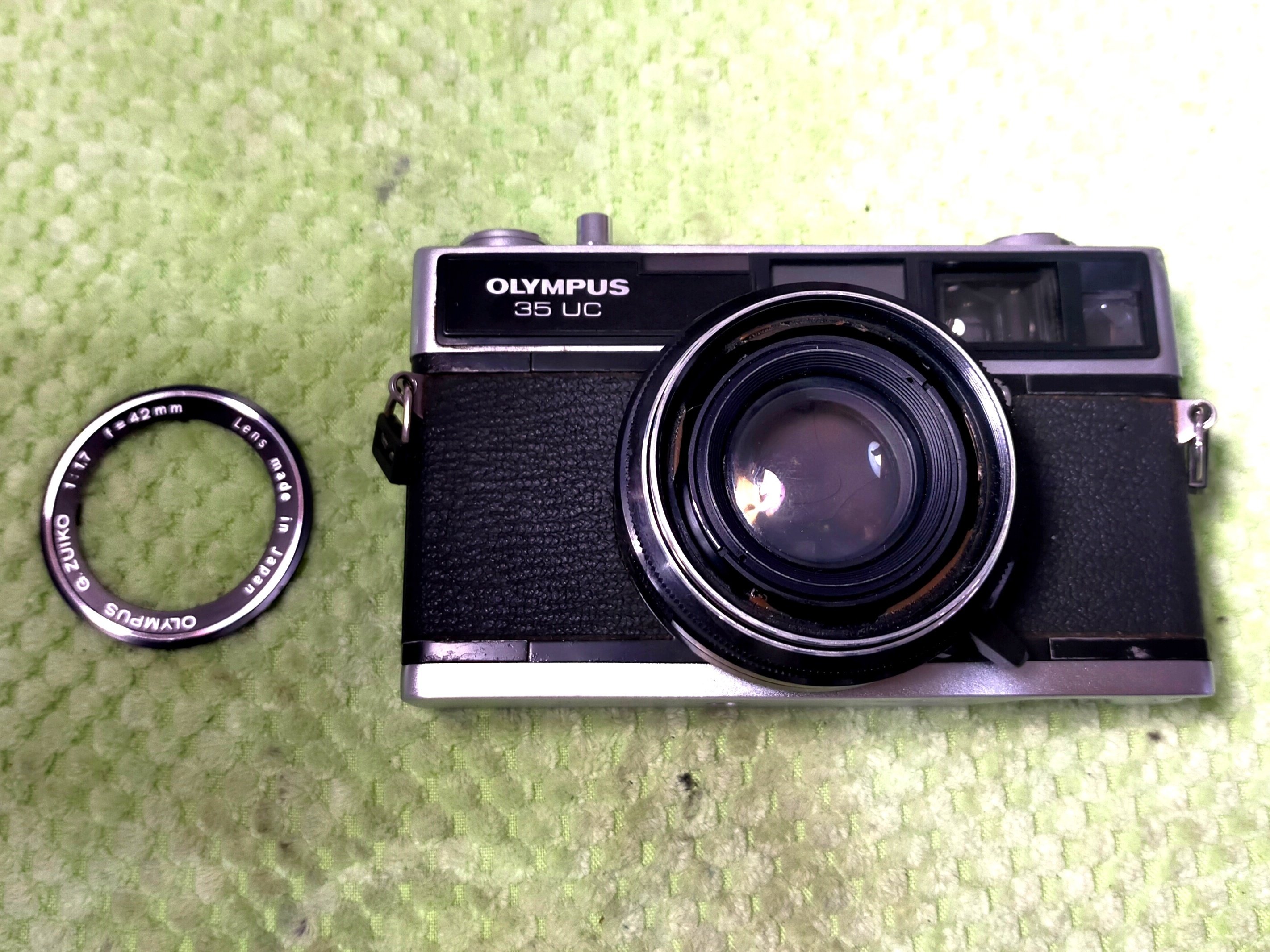 OLYMPUS/オリンパス 35 UC◇G.ZUIKO 1:1.7 f=42mm シャッターは OLYMPUS/オリンパス 35 UC◇G.ZUIKO 1:1.7 f=42mm シャッターは