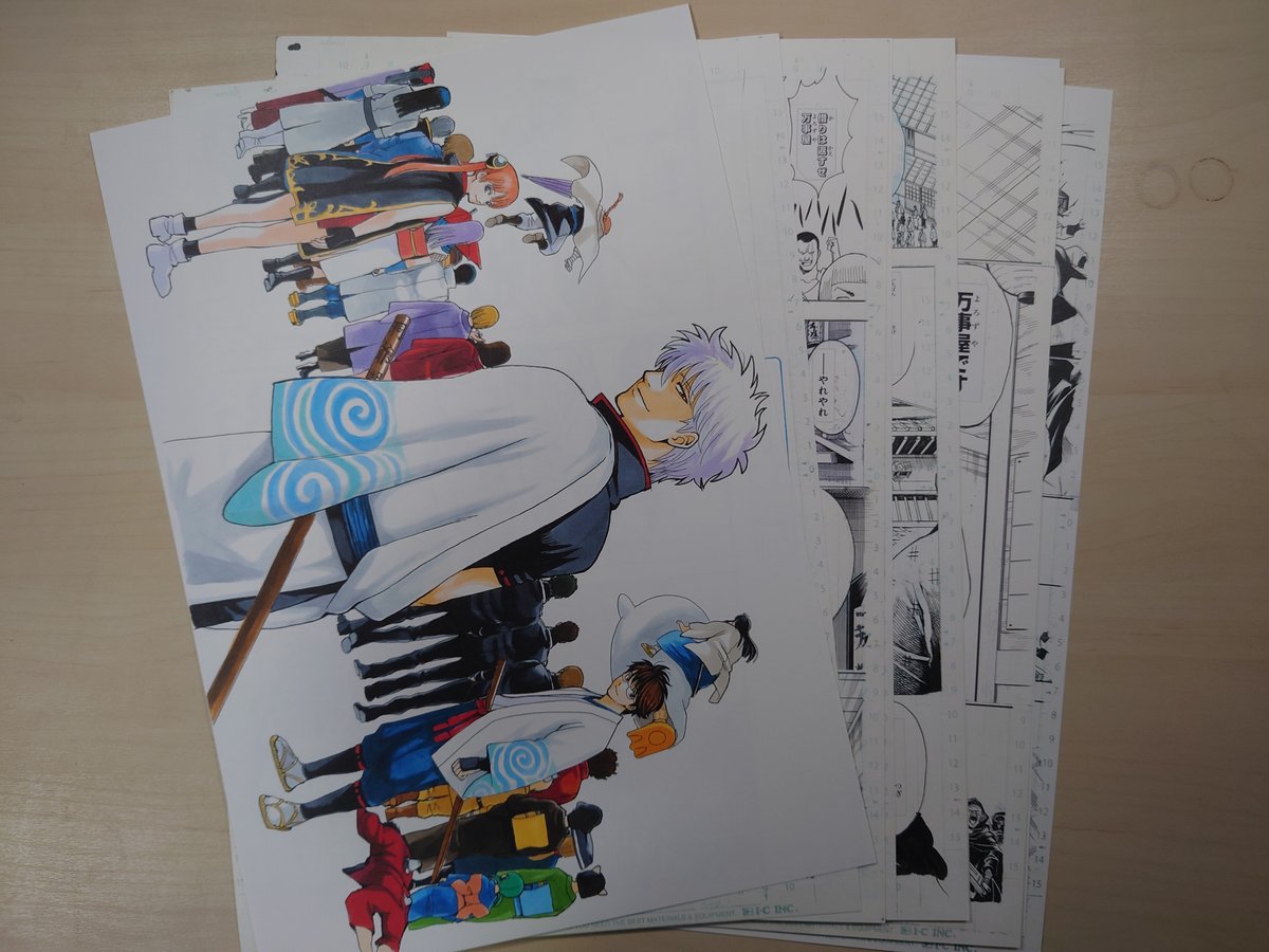 銀魂』WJ最終話まるごと高級複製原稿セット｜九番街（くばんがい） 