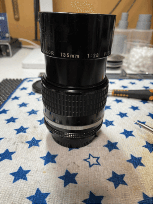 【分解清掃済】Nikon Ai-s 135mm f2.8 純正付属品付 NIKON AI-S NIKKOR 135mm F2.8 分解｜FWP_office