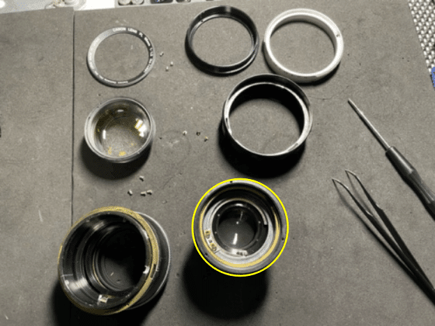 CANON FL 55mm F1.2 分解｜FWP_office