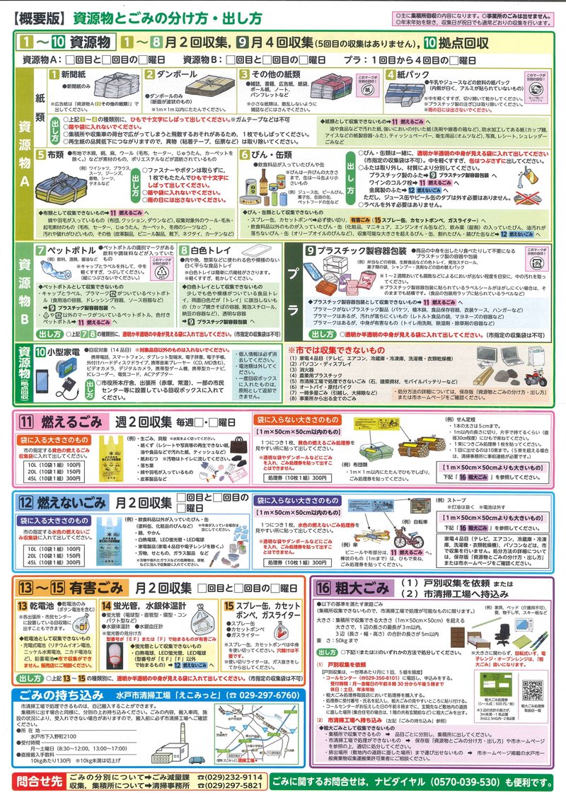 日本一厳しい?ゴミの分別(水戸)|富柏村 日本一厳しい?ゴミの分別(水戸)|富柏村