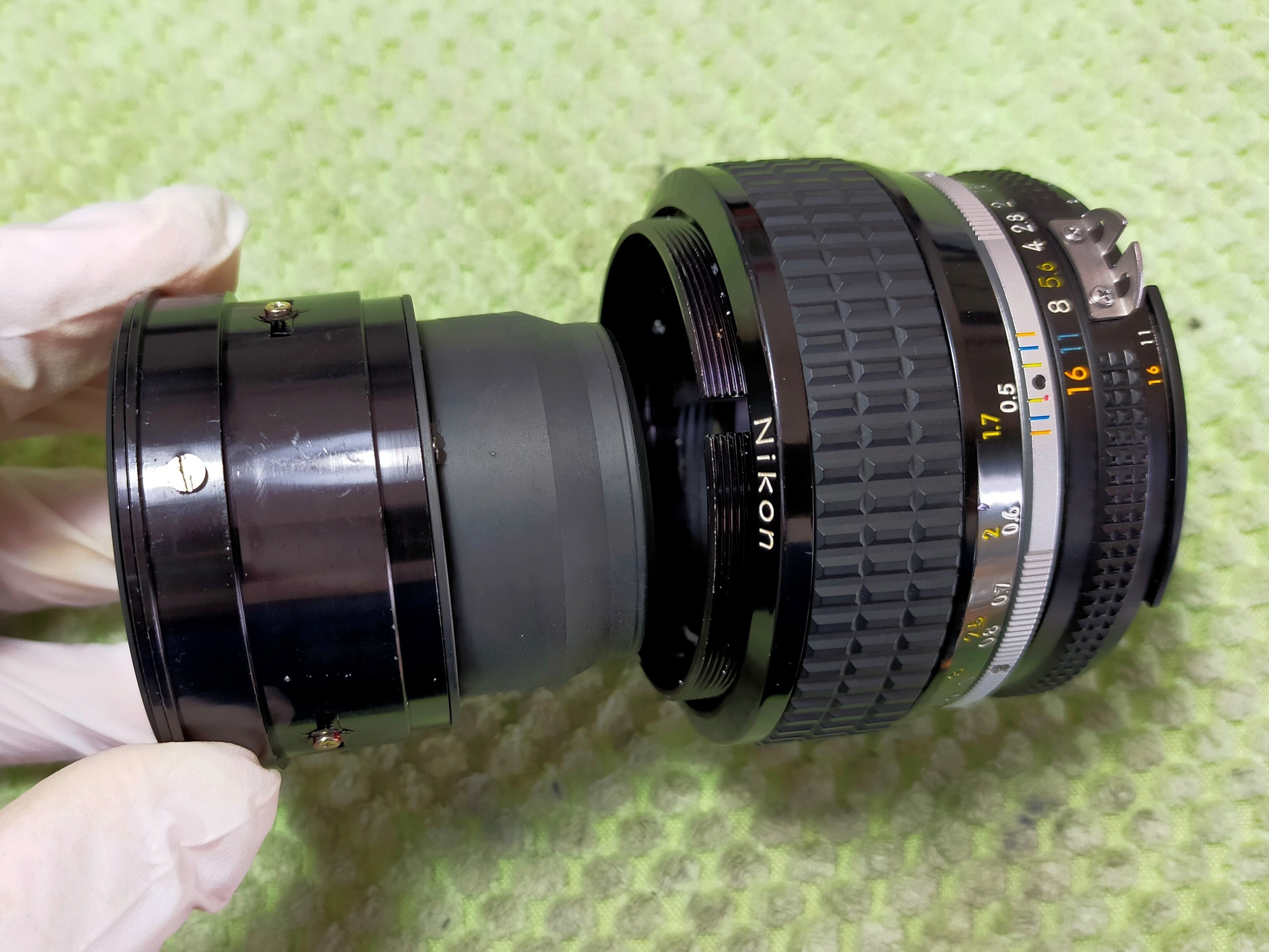 Nikon Ai-s 50mm F/1.2の分解｜フィルムカメラ修理のアクアカメラ