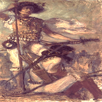 ワタクシ流☆絵解き館その126 青木繁「日本武尊(やまとたけるのみこと