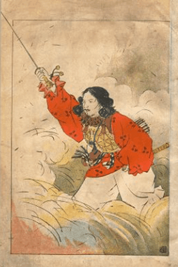 青木繁、【日本武尊】、年代物・希少な画集画、新品高級額 額装付、状態良好 青木繁、【日本武尊】、年代物・希少な画集画、新品高級額 額装