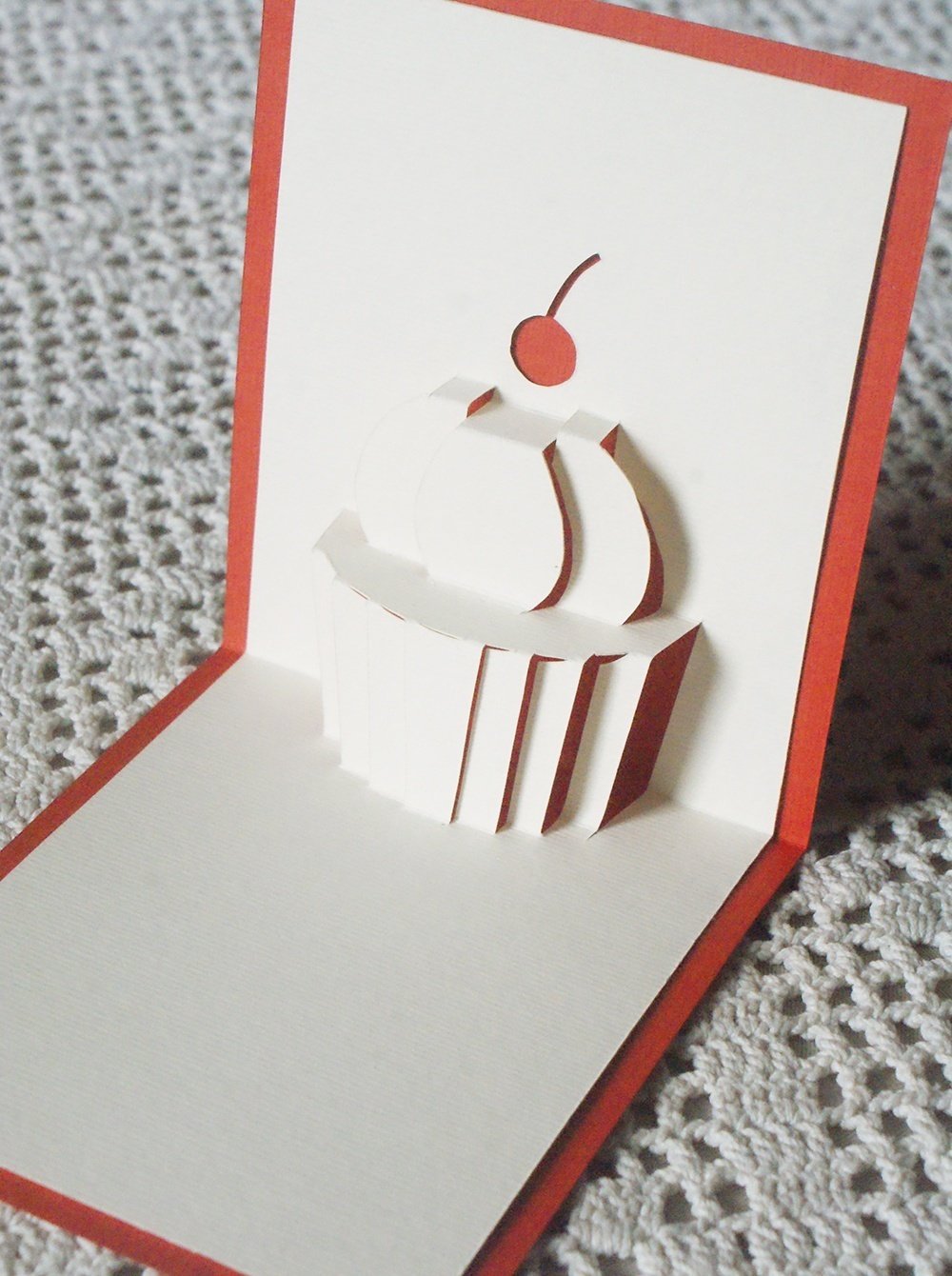 カフェの時間】ポップアップカード型紙3種類&作り方＜PDFファイル