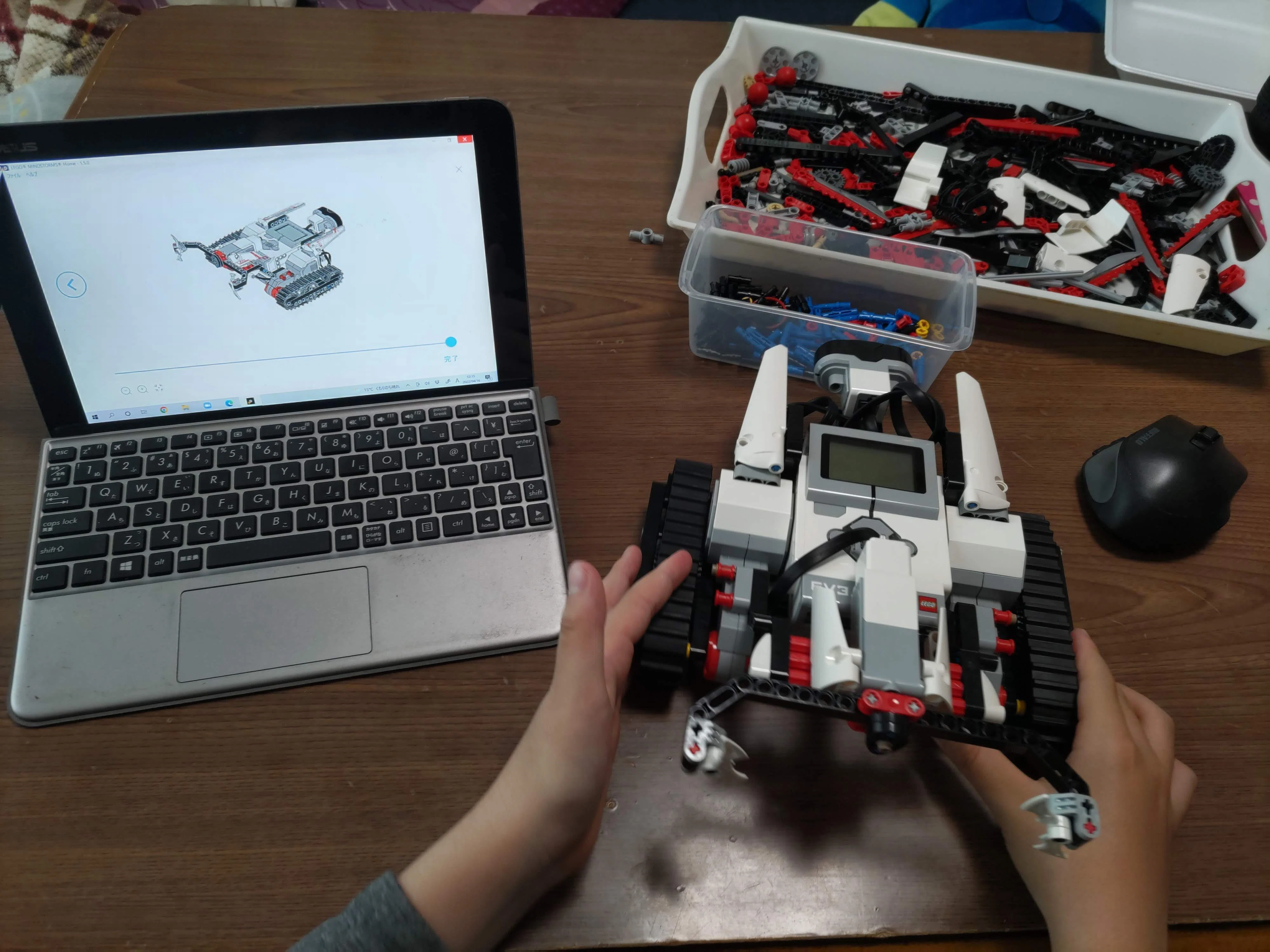 ロボットプログラミング]レゴ マインドストーム EV3で遊んでみた（準備 