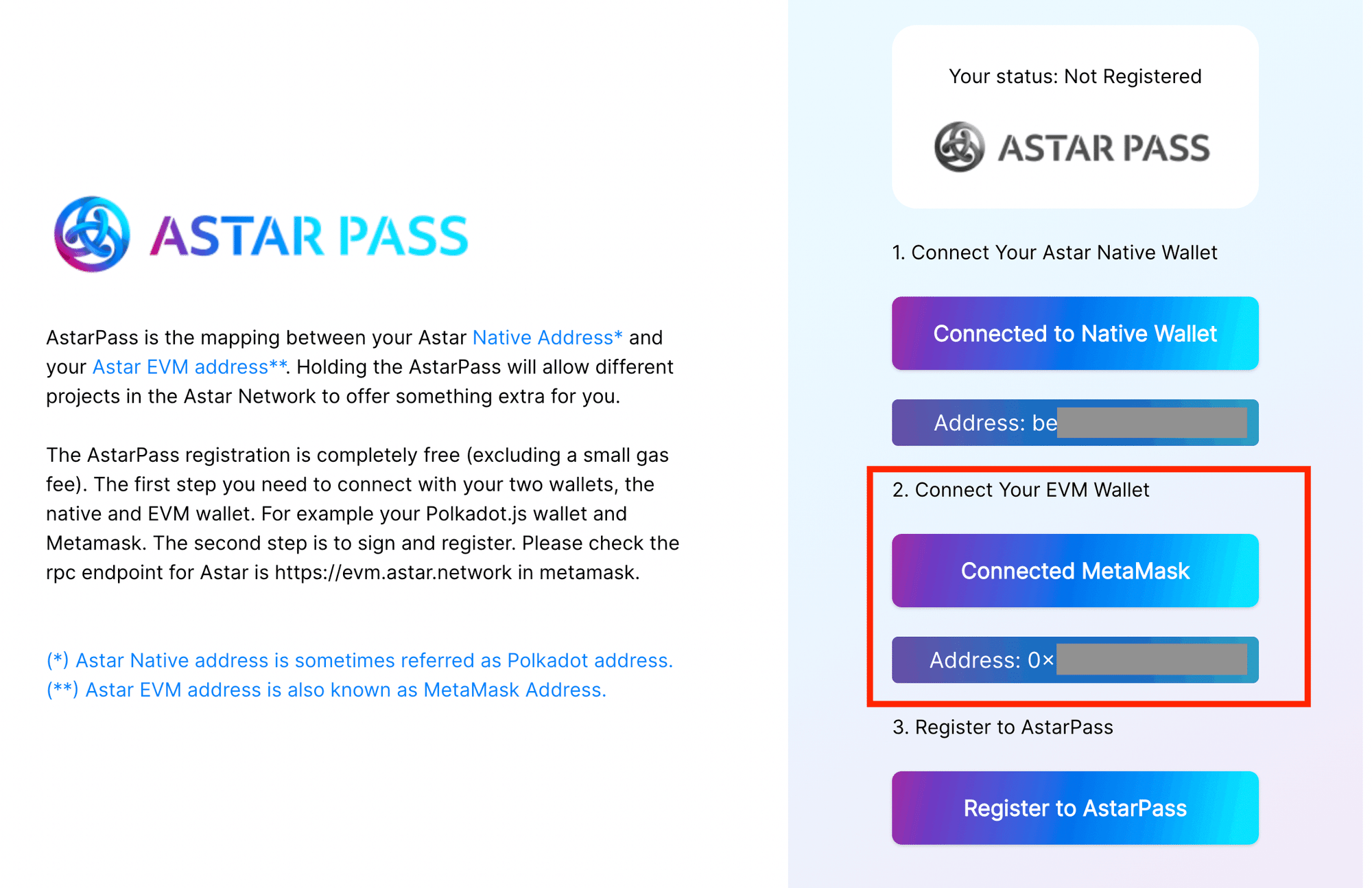 Astarpass 登録方法 Bao Note Astarpass 登録方法 Bao Note