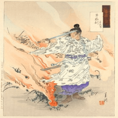 ワタクシ流☆絵解き館その126 青木繁「日本武尊(やまとたけるのみこと